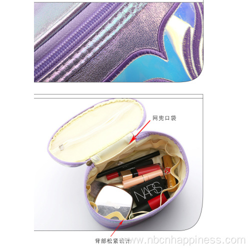 Pu Leather Mermaid Toiletry Bag Cosmetic Makeup Bags